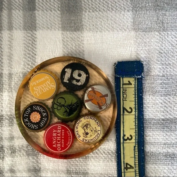 Etsy Custom Round Beer Bottle Caps Drink Coaster - Picture 4 of 7